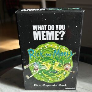 the What Do You Meme? Rick and Morty Photo Expansion Pack